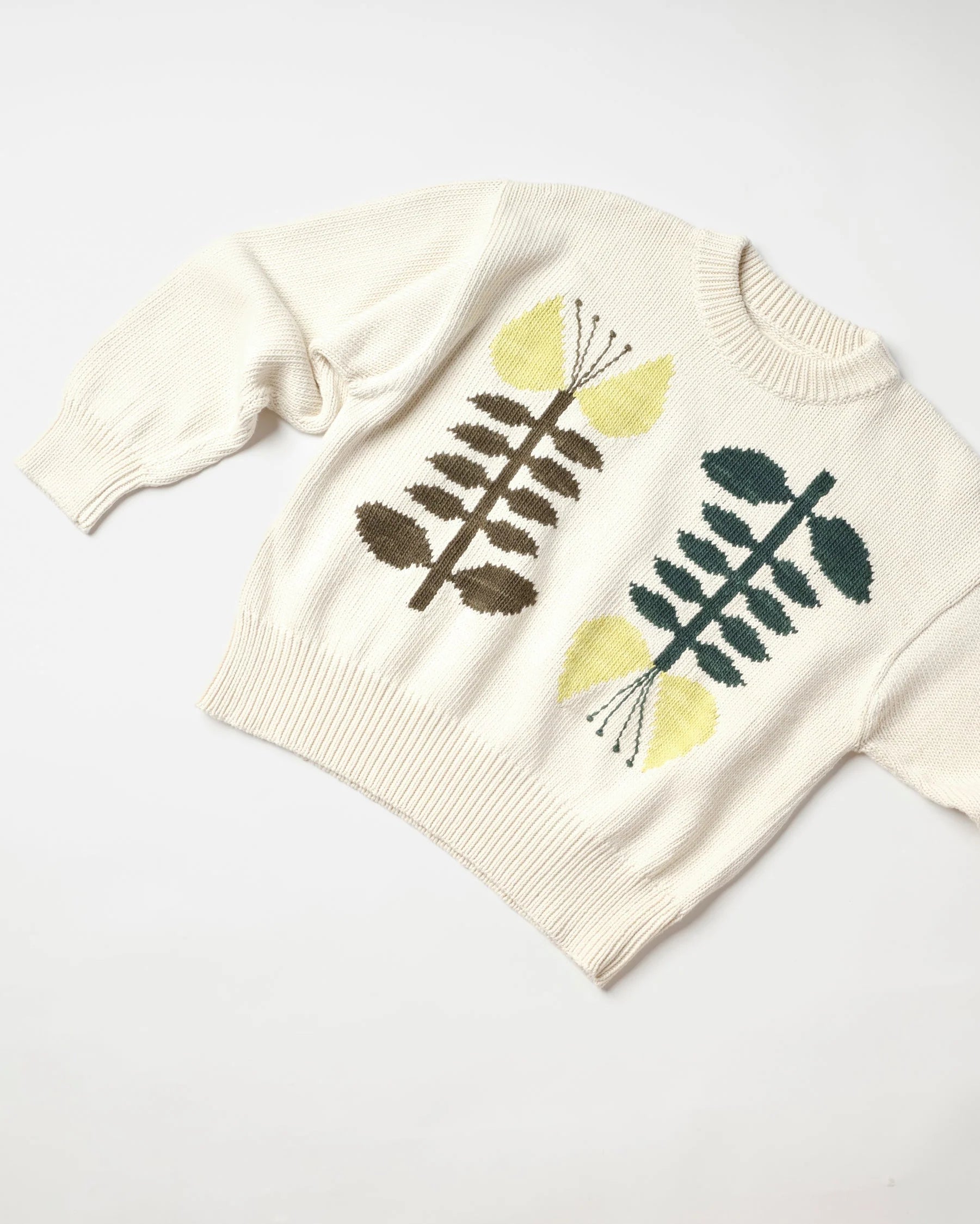 Yarrow Embroidered Flora Sweater