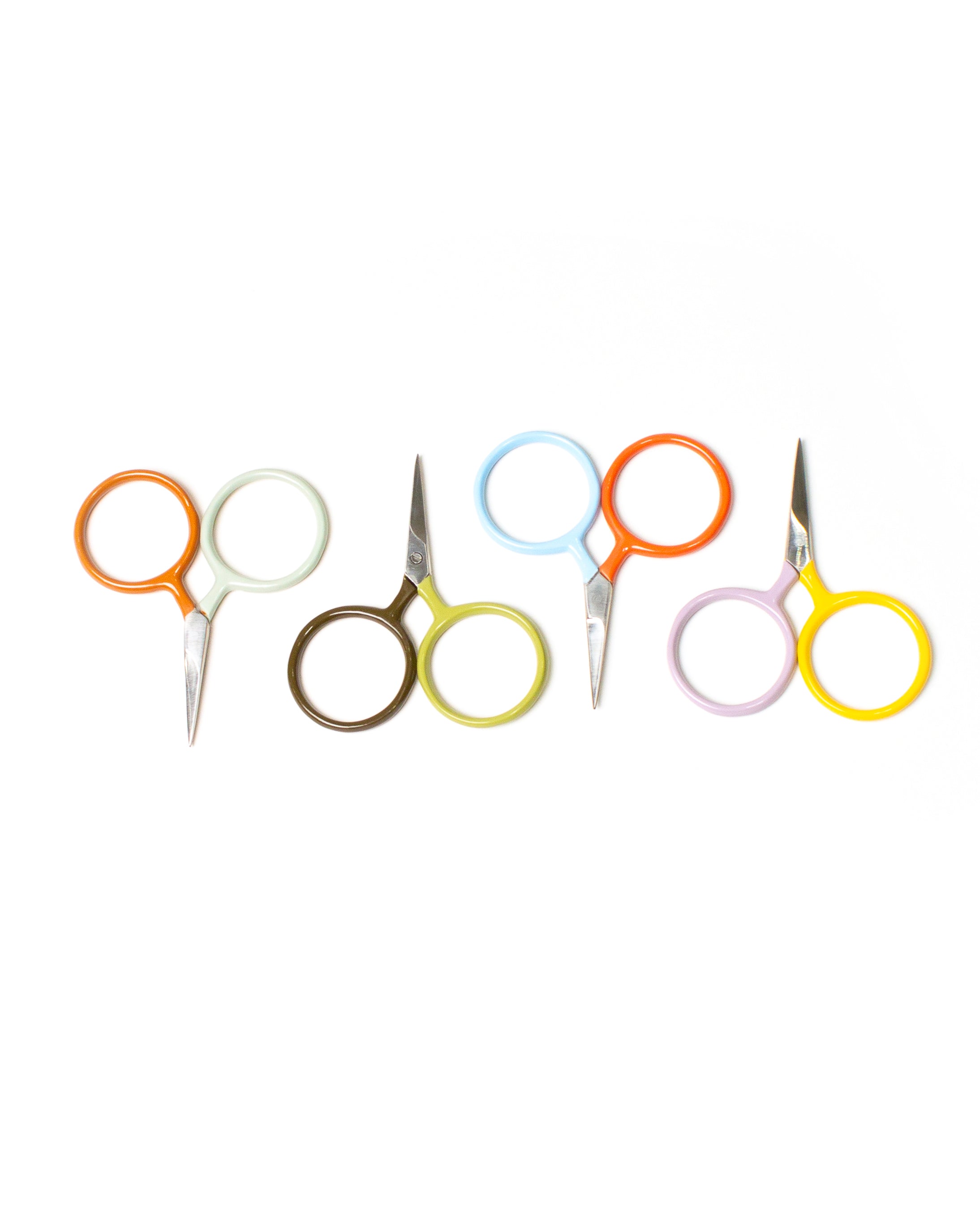 Two Tone Circle Mini Scissors