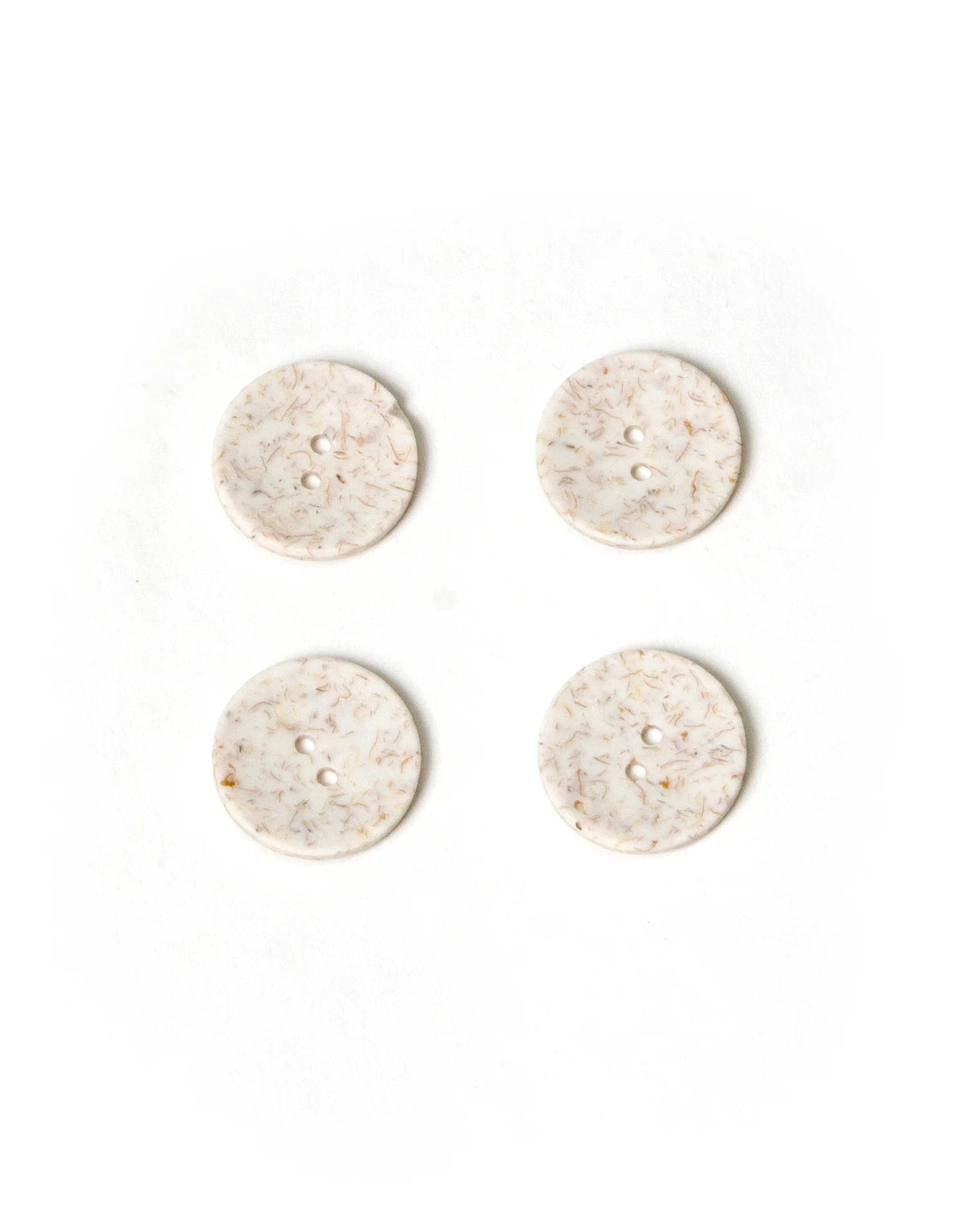 Off White Flecked Stone ‘eco’ Buttons 22mm
