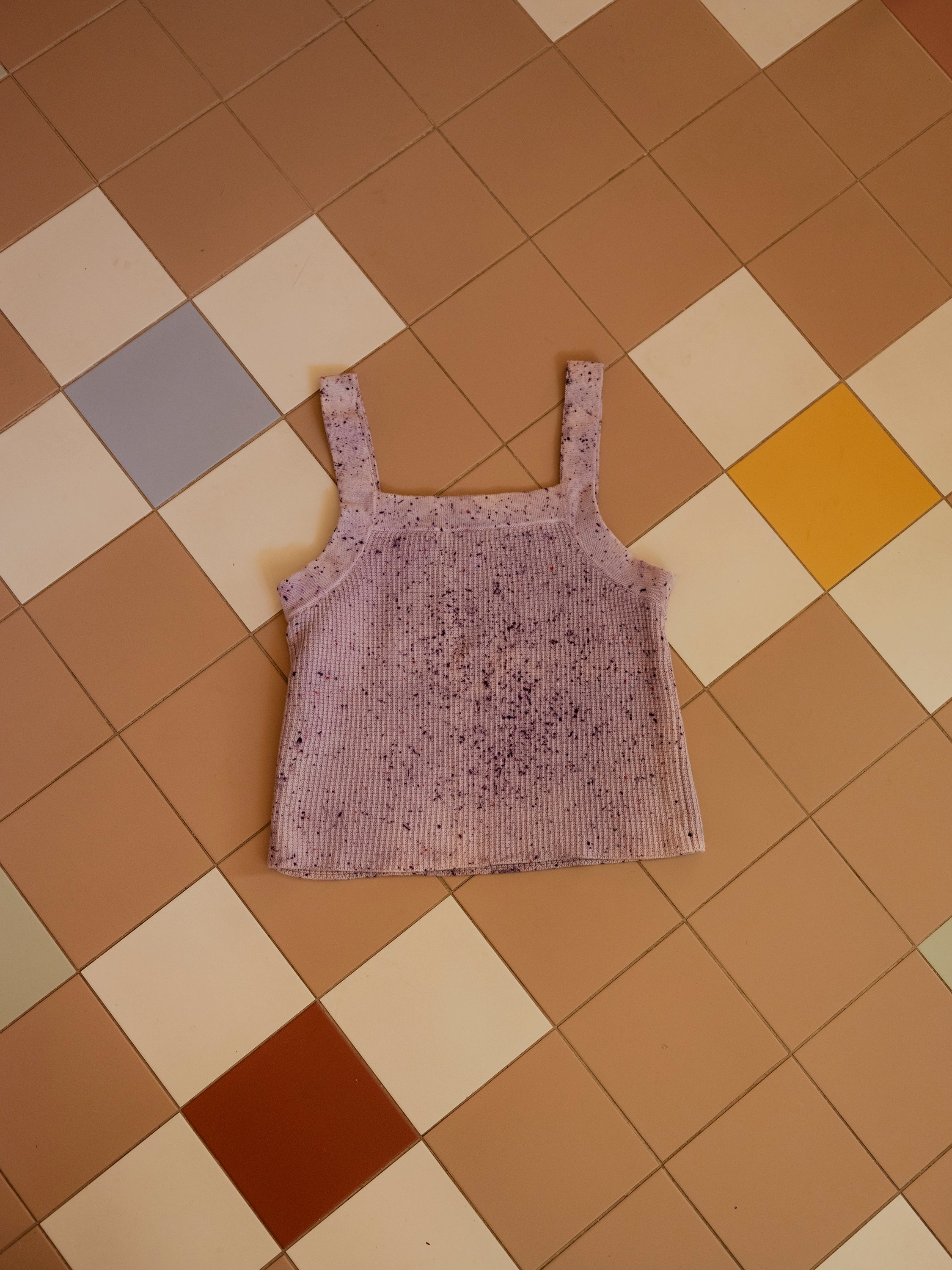 DEGEN x Botanical Colors Block Tank - Logwood + Madder