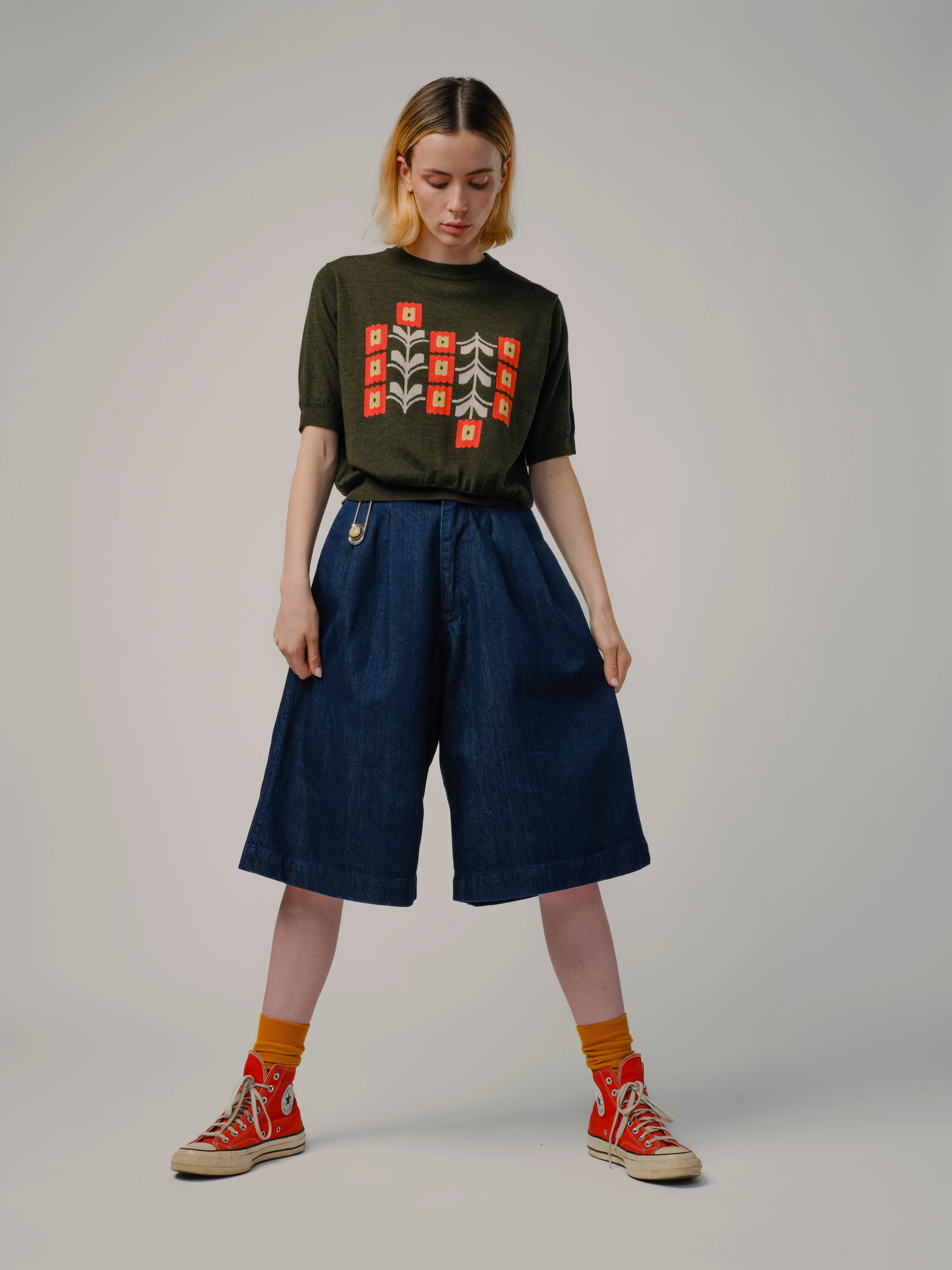 Poppy Flower Sweater Tee