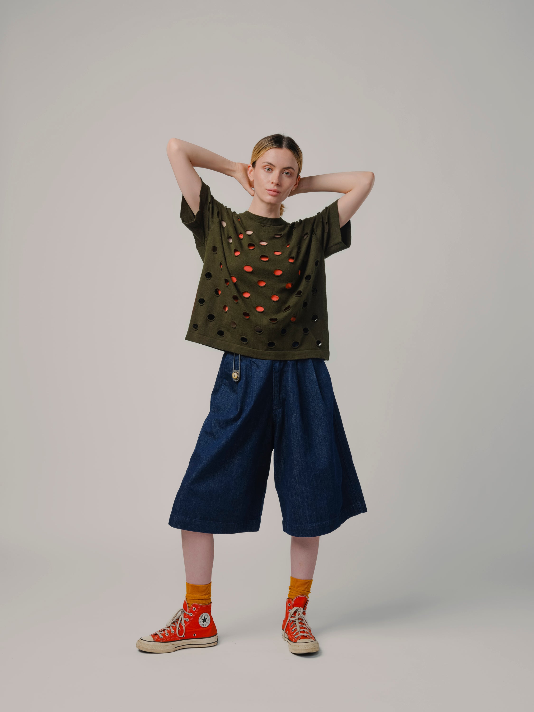 Hemlock Cotton Bind Off Sweater Tee