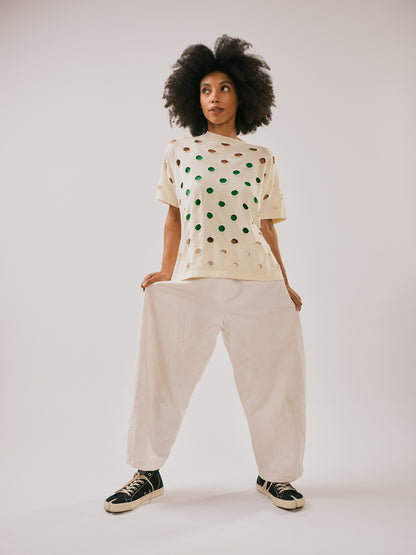 Bind Off Tee - Cloud