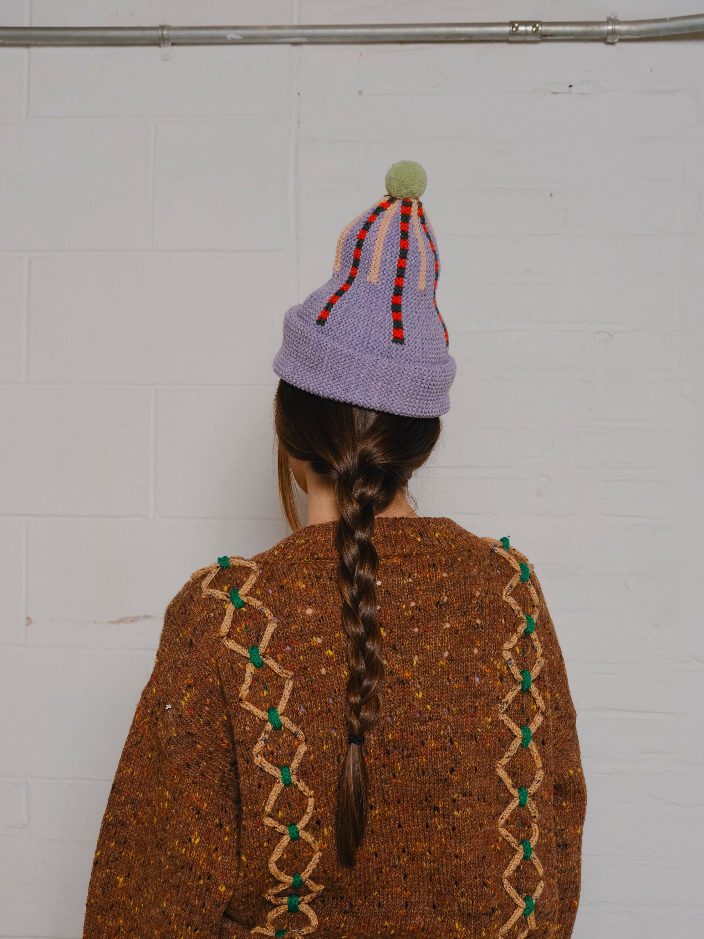 Bark Laced Tweed Pullover