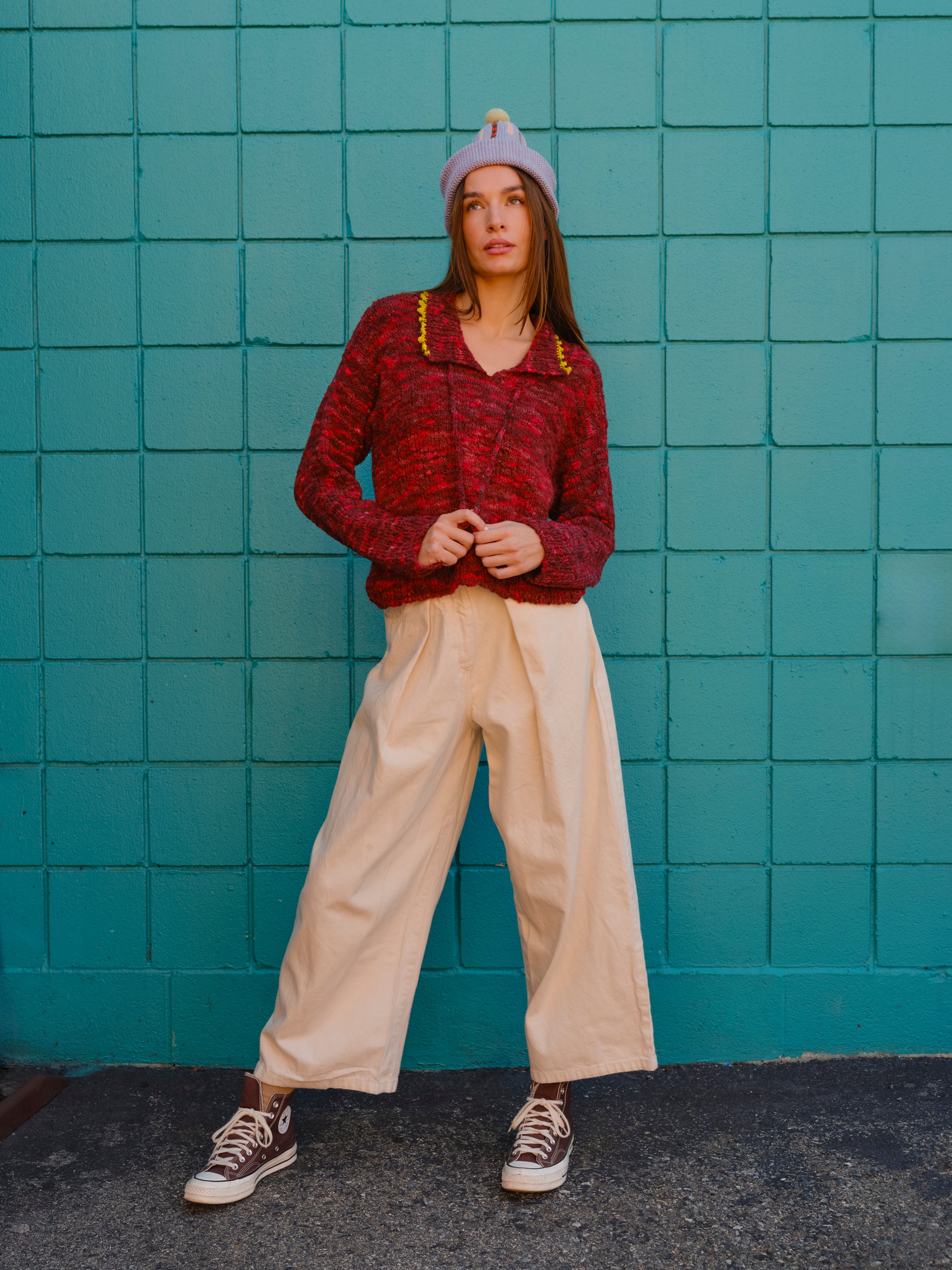 Maya Sweater Kit - Fiction Fibers