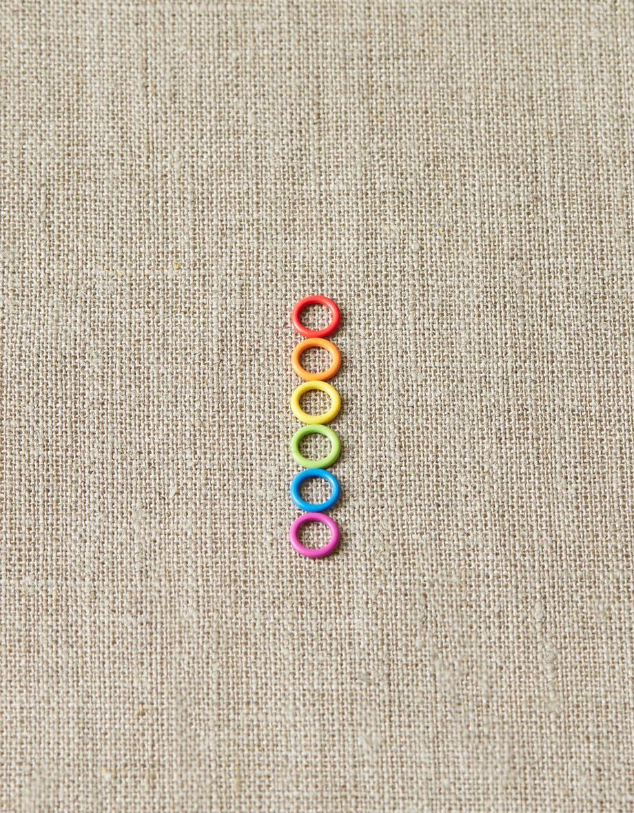 Colorful Ring Stitch Markers - Small [bundle of 10]