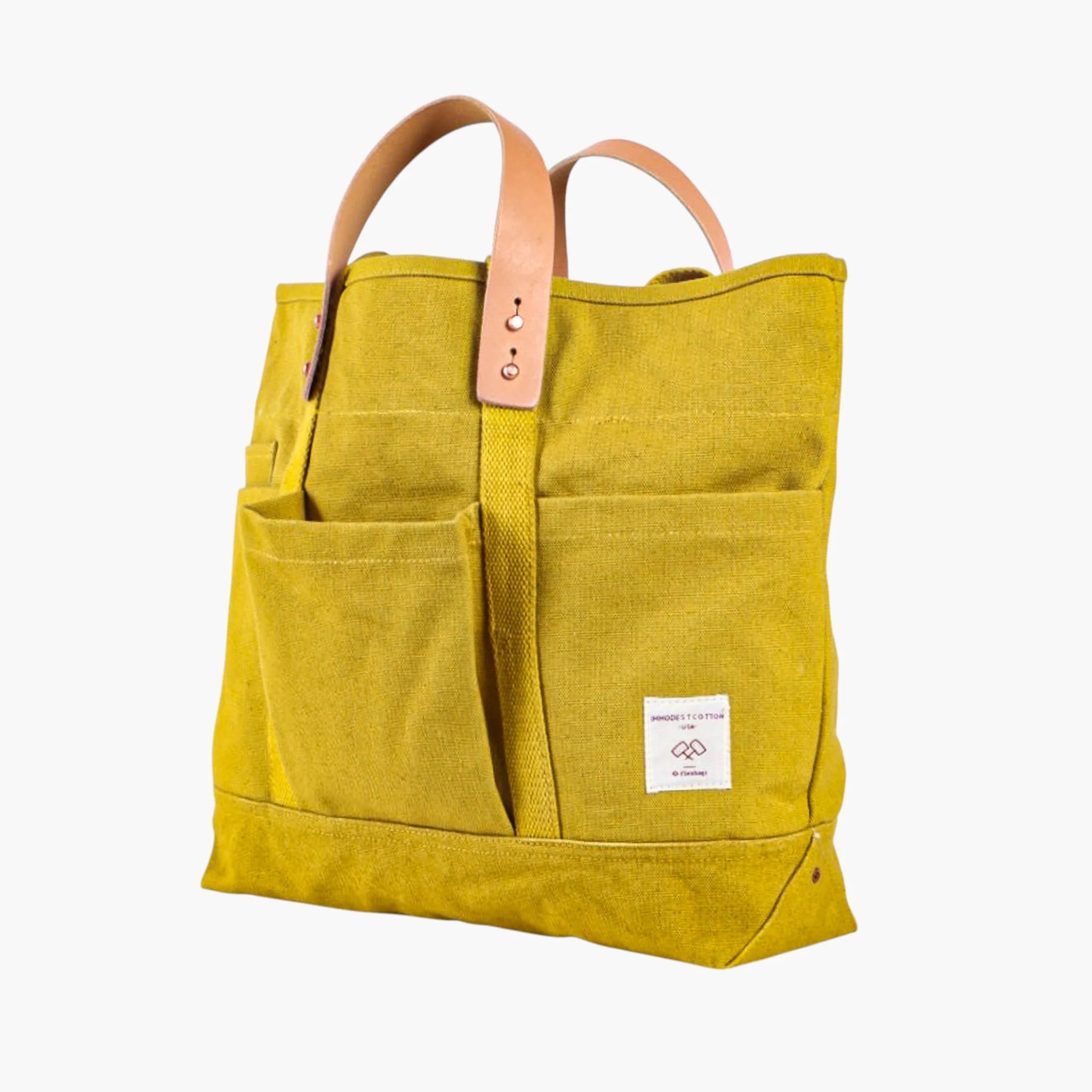 Construction Tote- Chartreuse