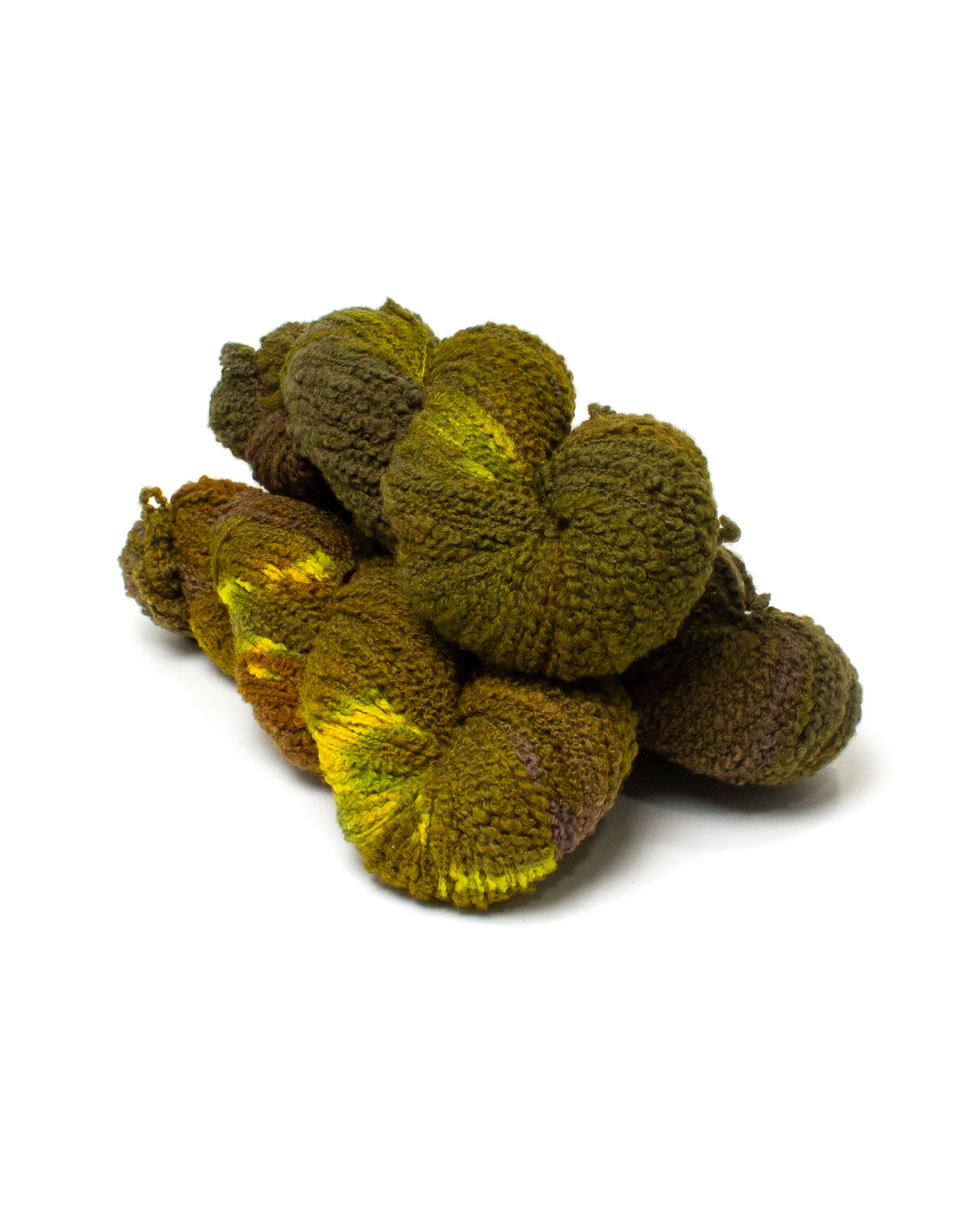 Fiction Fibers x DEGEN Bouclé - Corn Pone Pine Cone