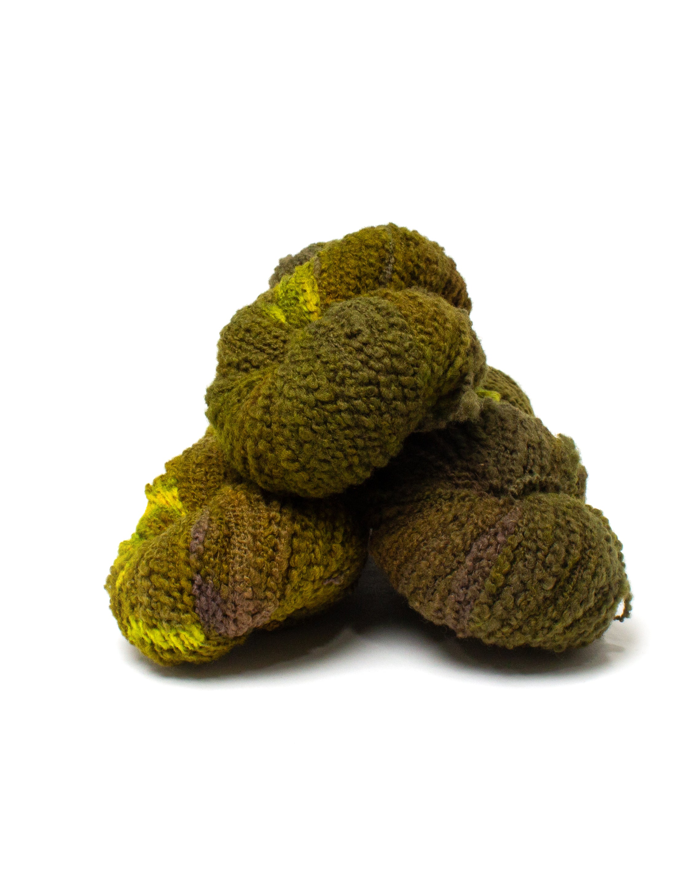 Fiction Fibers x DEGEN Bouclé - Corn Pone Pine Cone