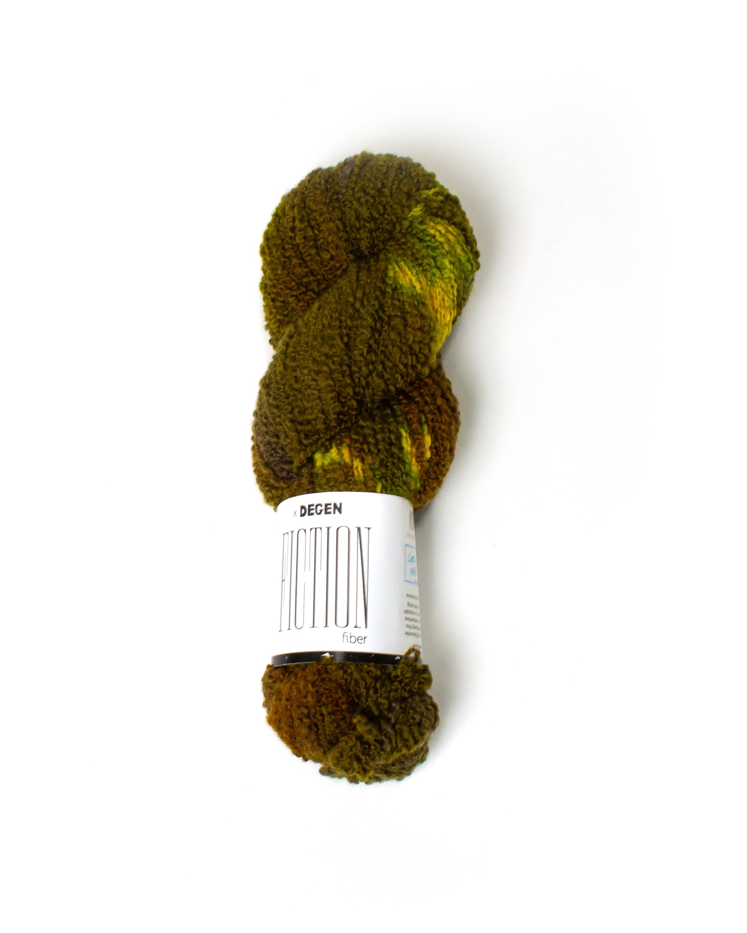 Fiction Fibers x DEGEN Bouclé - Corn Pone Pine Cone
