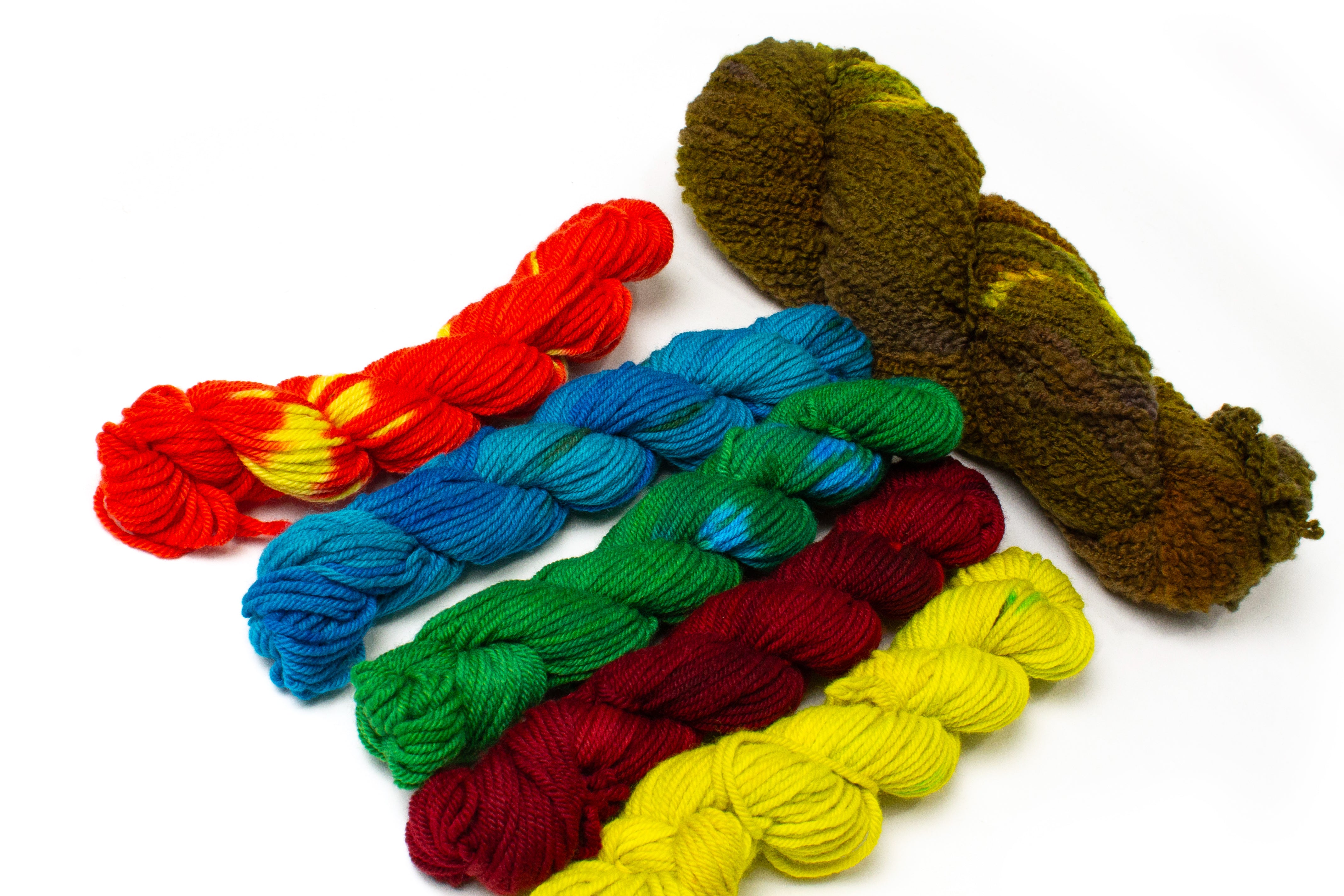Fiction Fibers DK mini skein - Floor's Lava