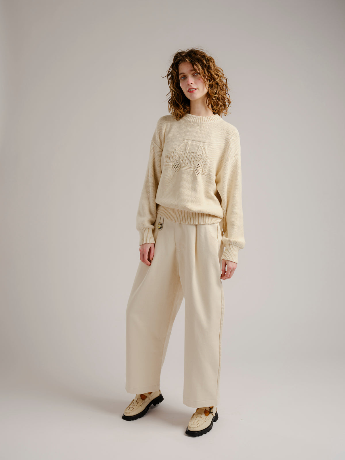 X90 Sweater - Bone