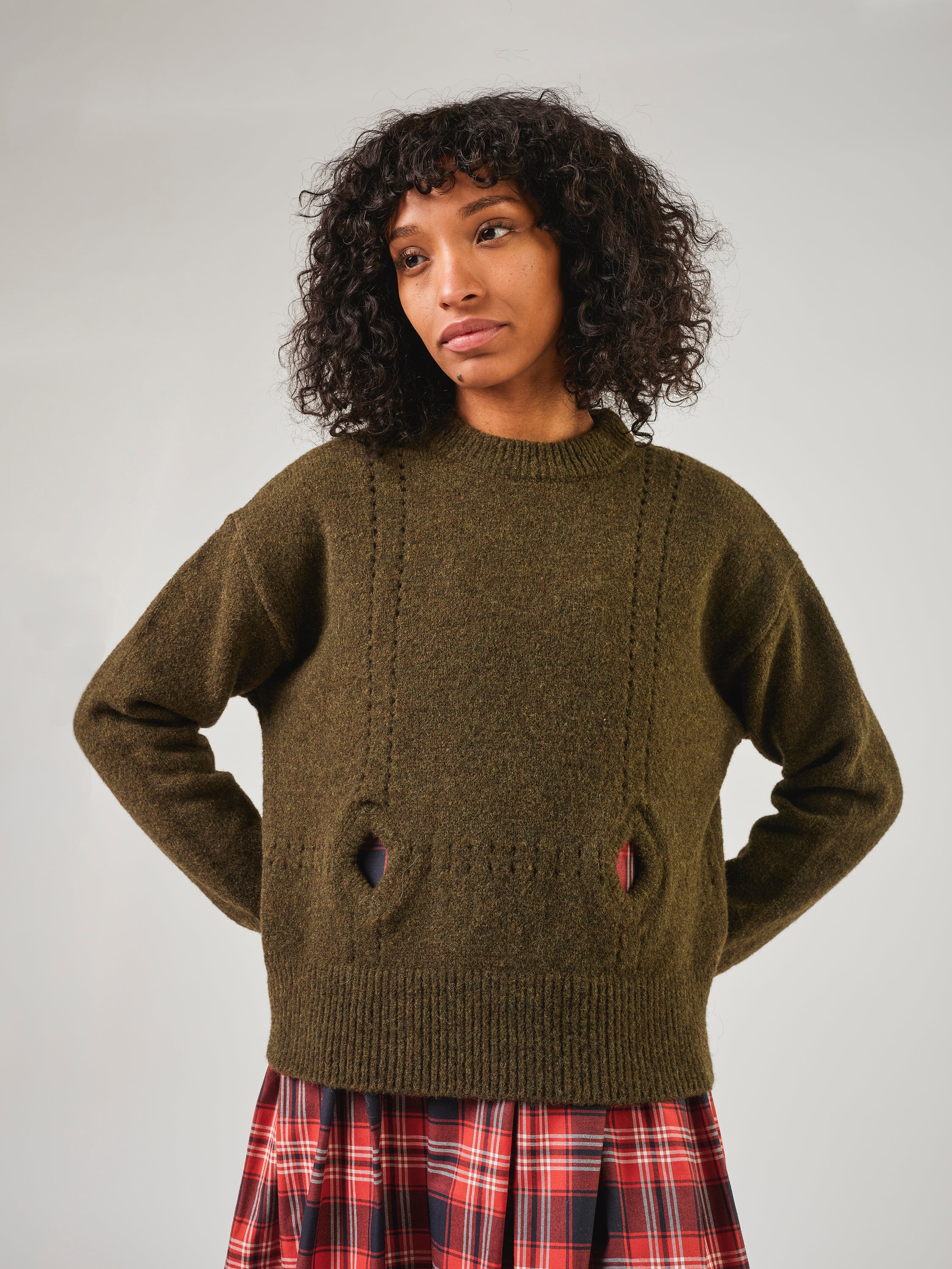 Spruce Diamond Pullover