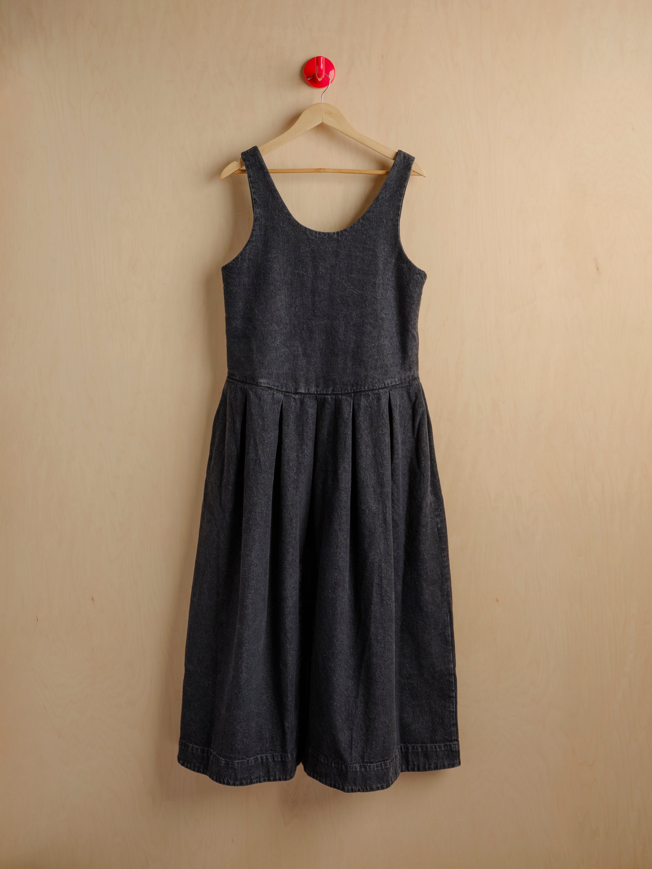 Edie Dress - Black Denim