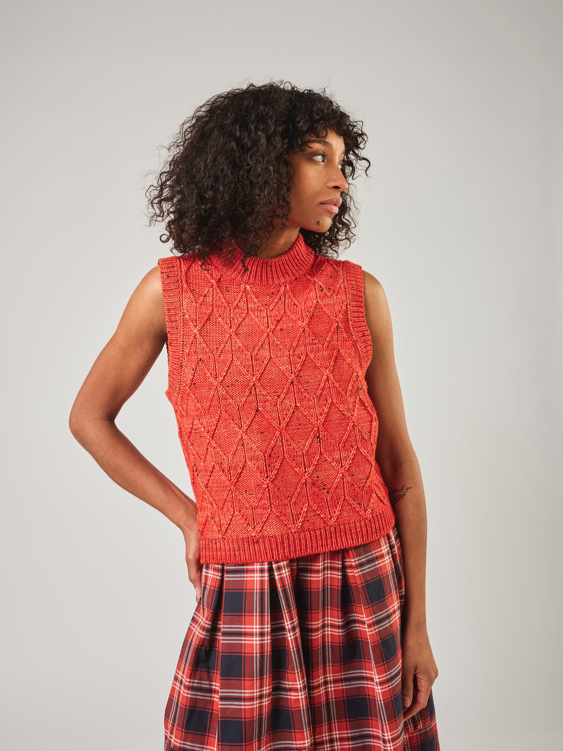 Ferrari Harlequin Stitch Vest