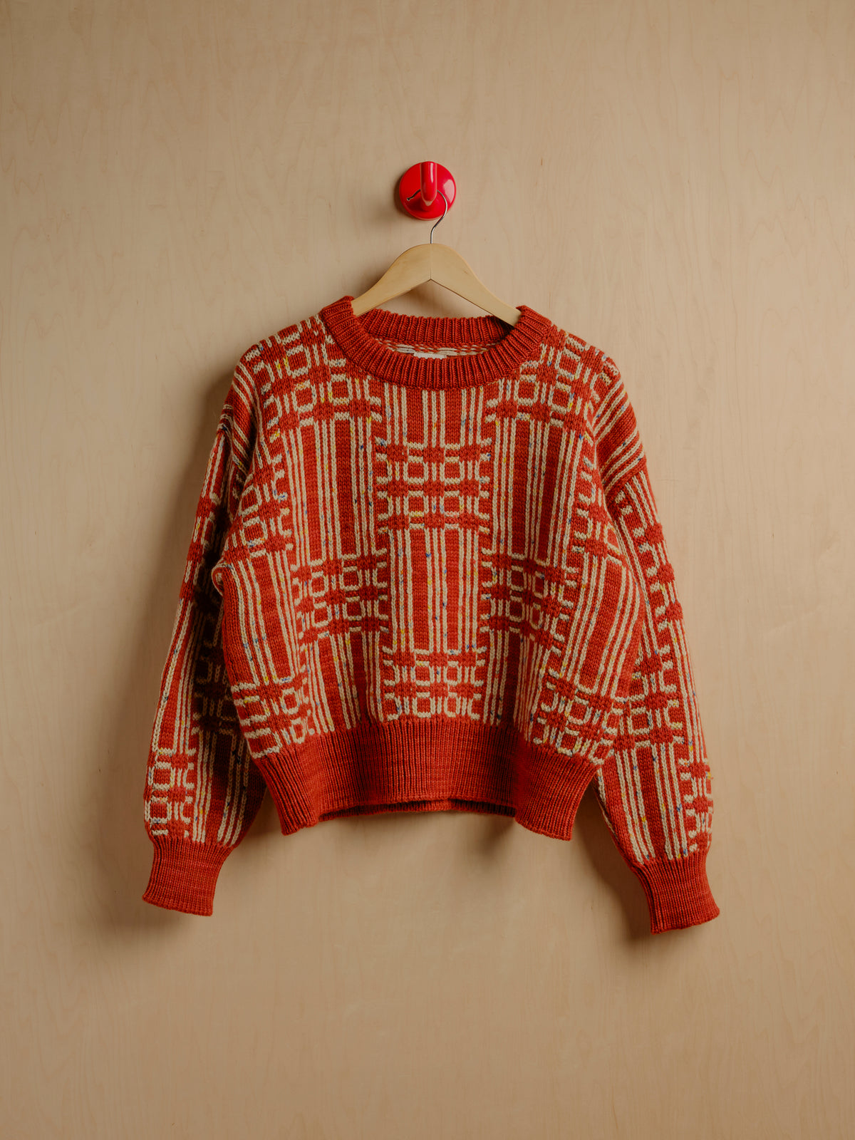 Passing Through Sweater - Brick