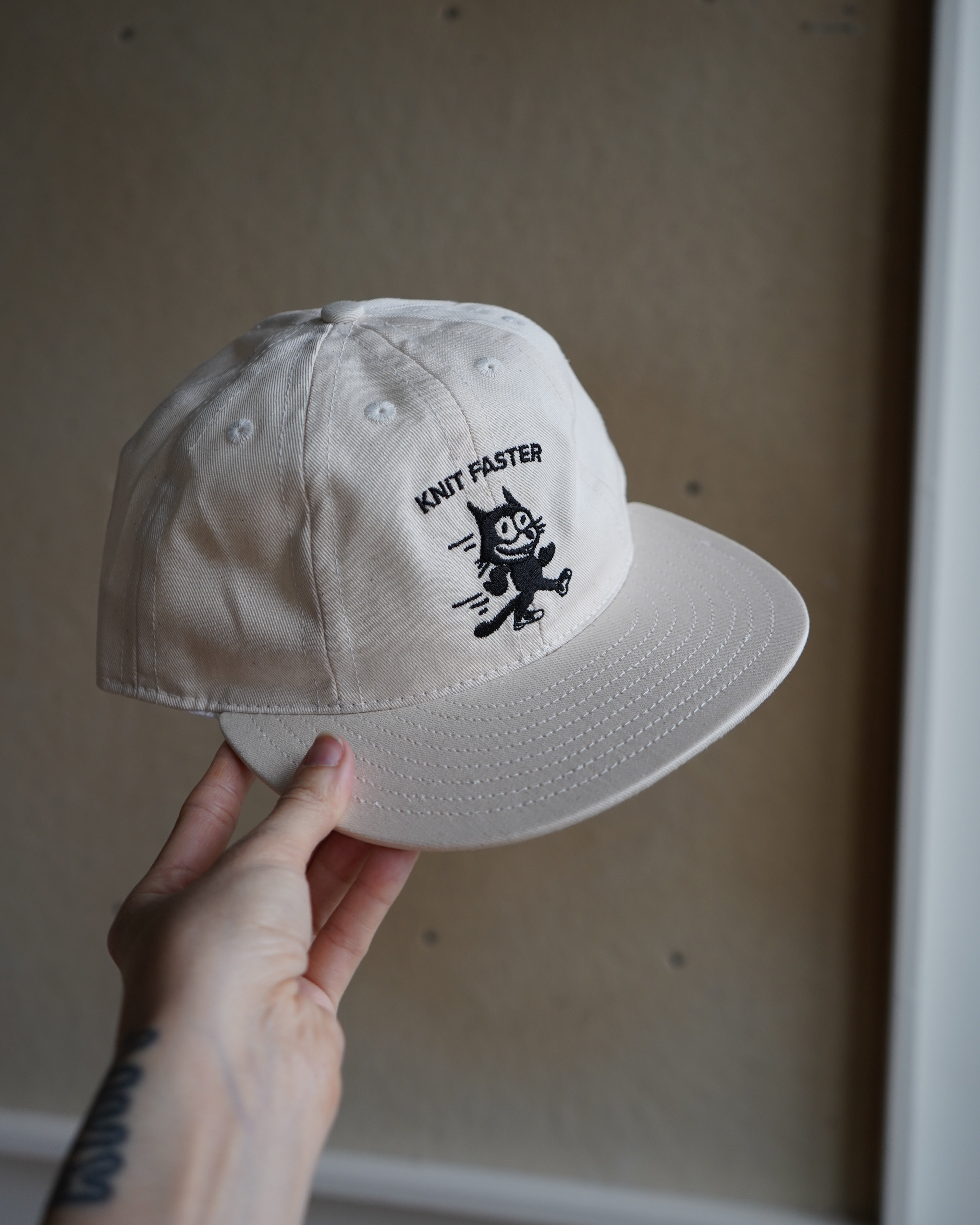 Knit Faster Dad Cap