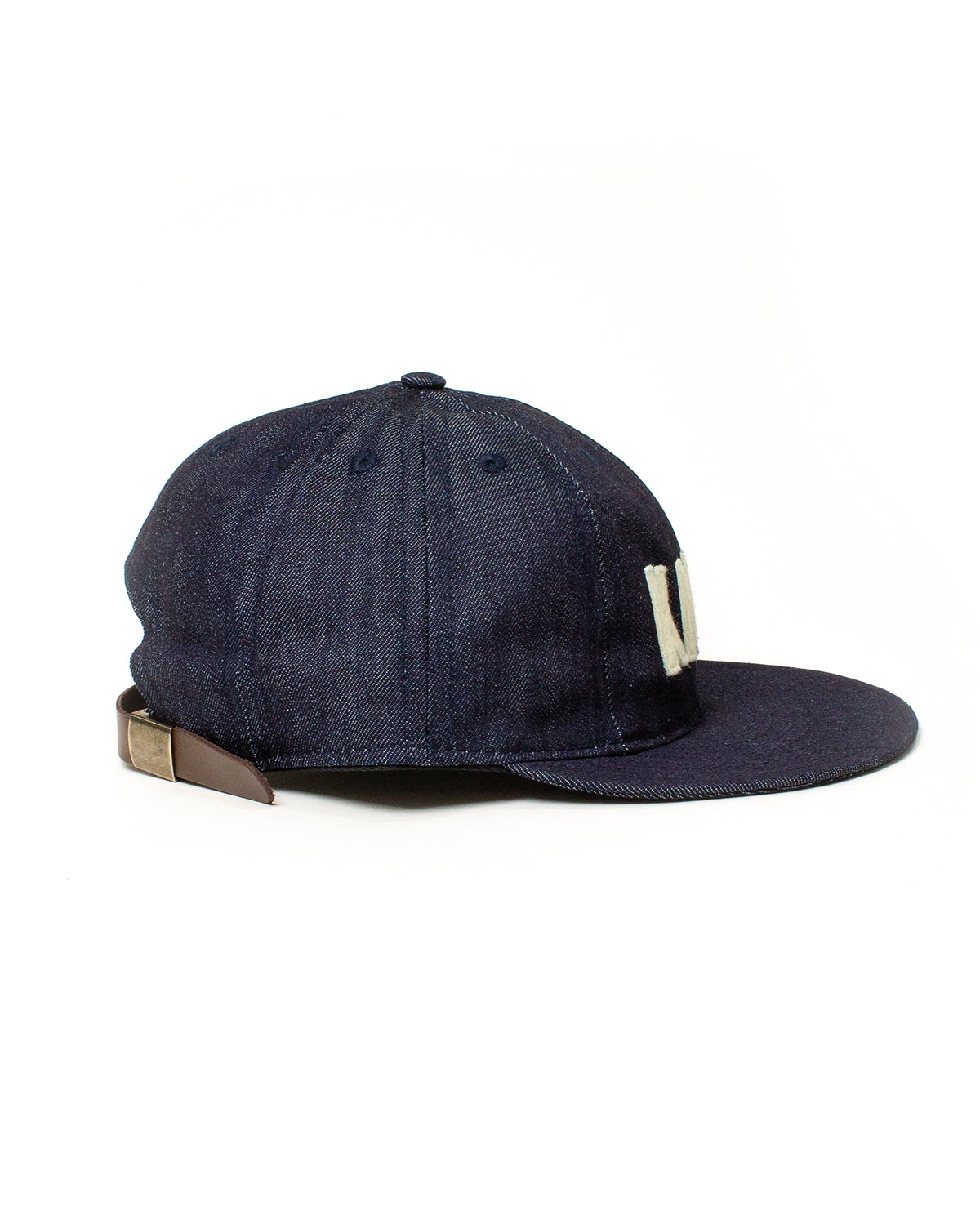 KNIT Denim and Cream Cap