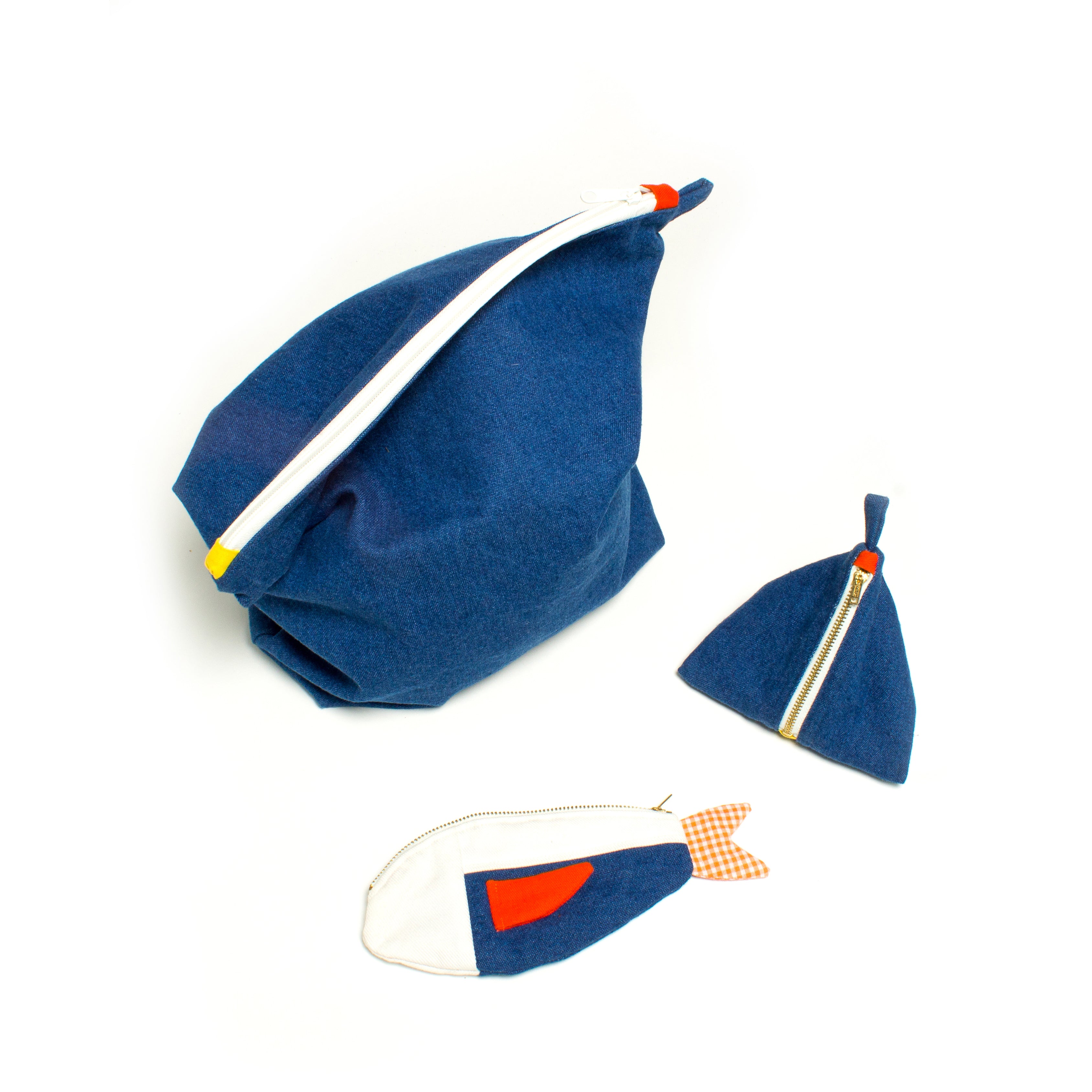 Denim Bags Set