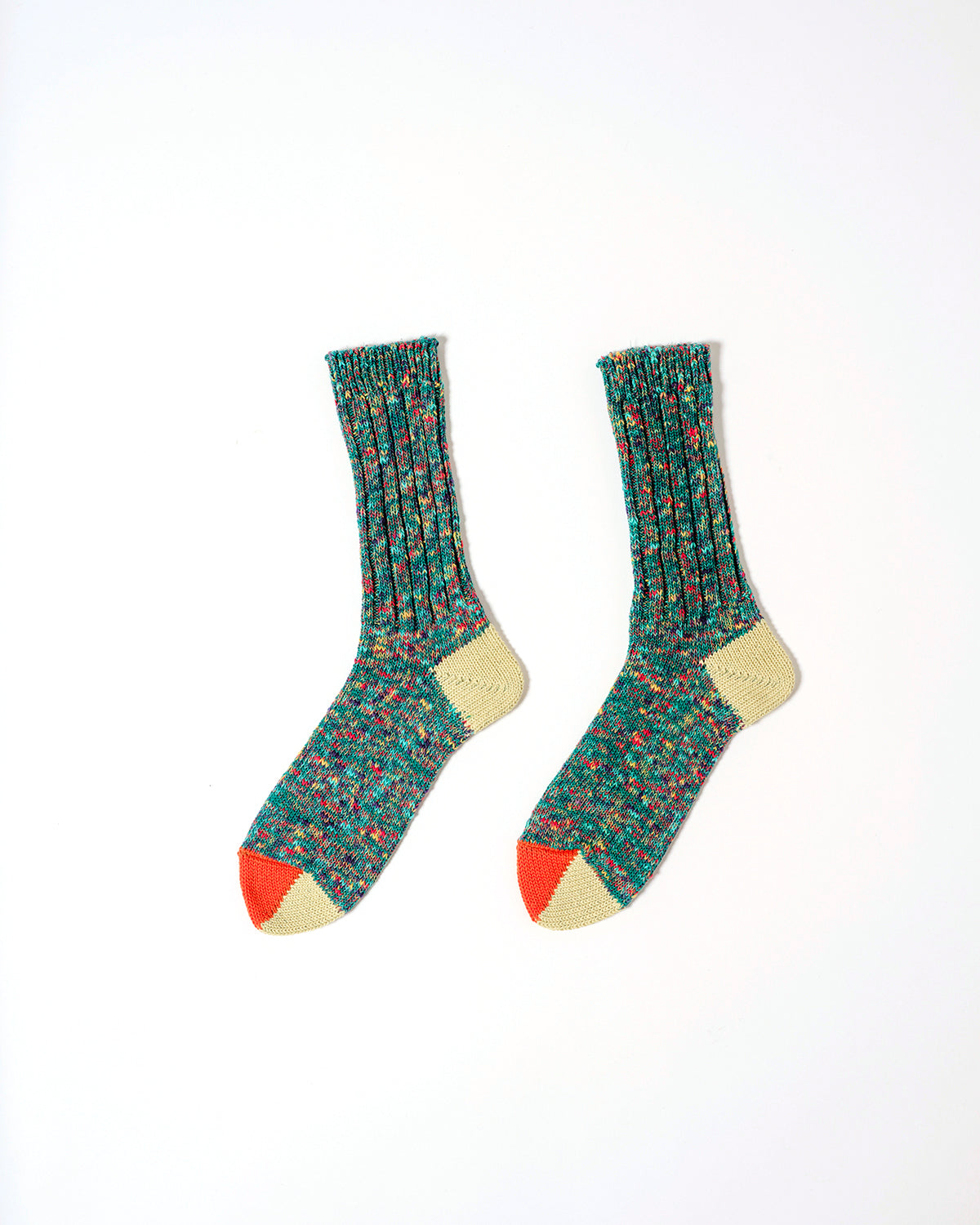 Cotton Split Toe Crew Socks