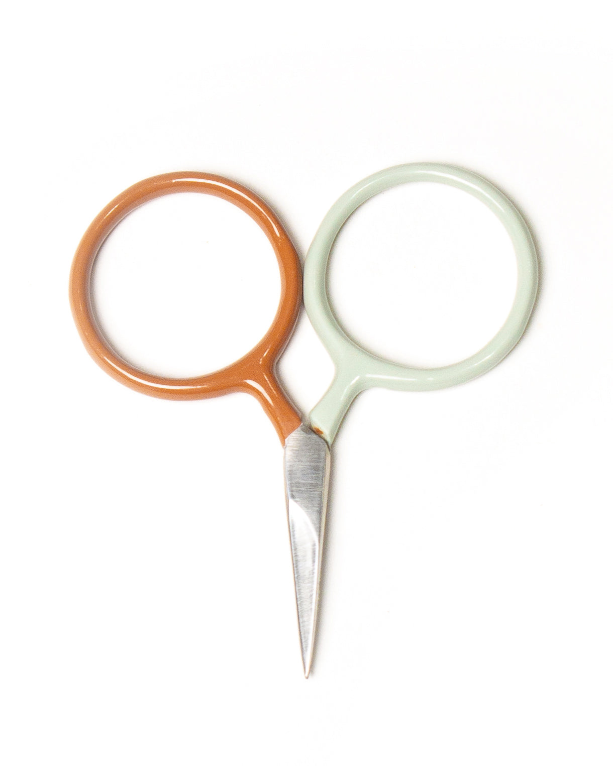 Two Tone Circle Mini Scissors