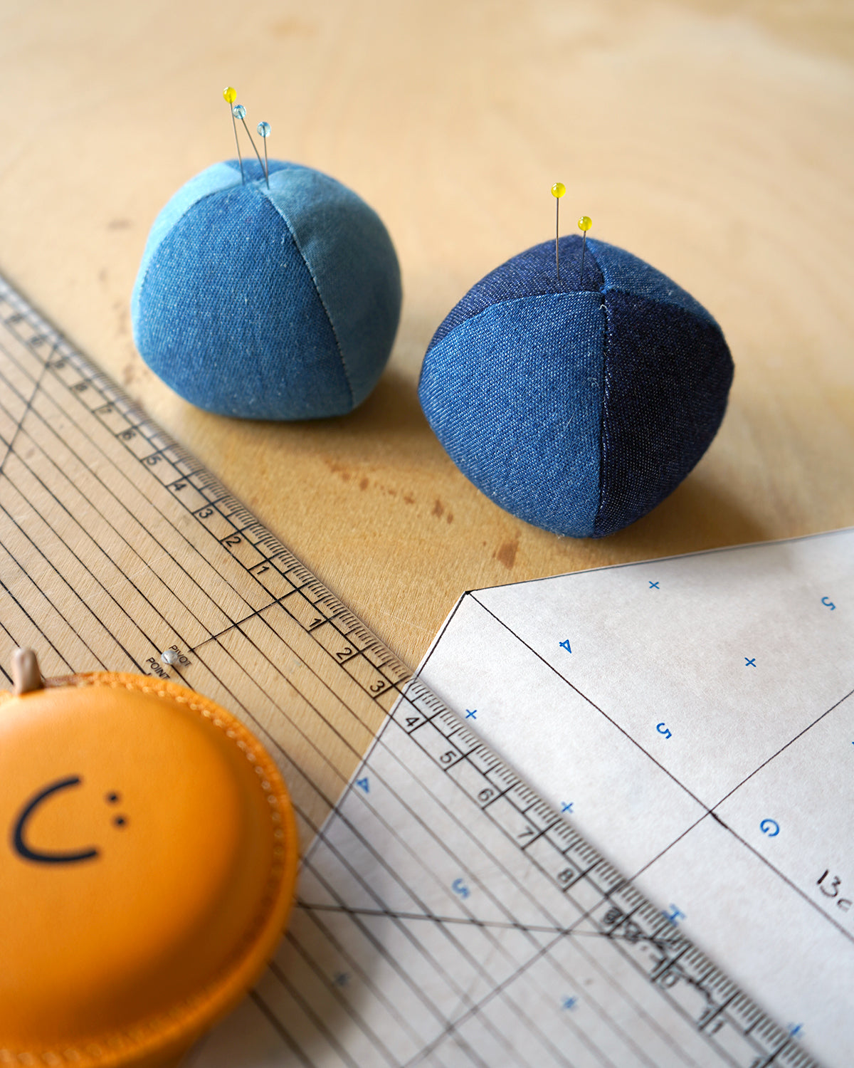 Pin Cushion - Light Indigo