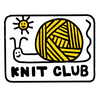 Support KNIT CLUB HQ with a Sticker!