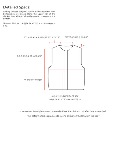 Diamond Vest Pattern