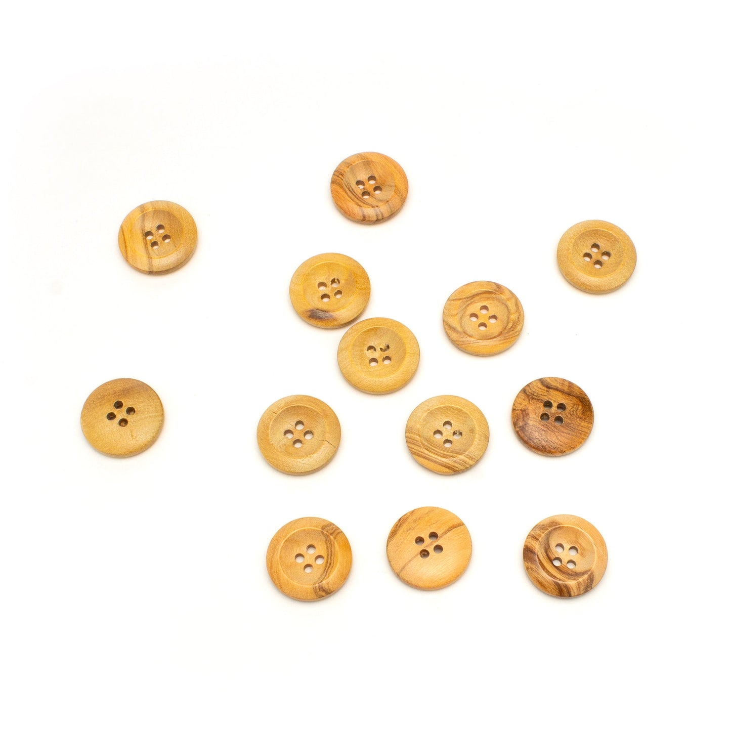 .8" Wood Buttons