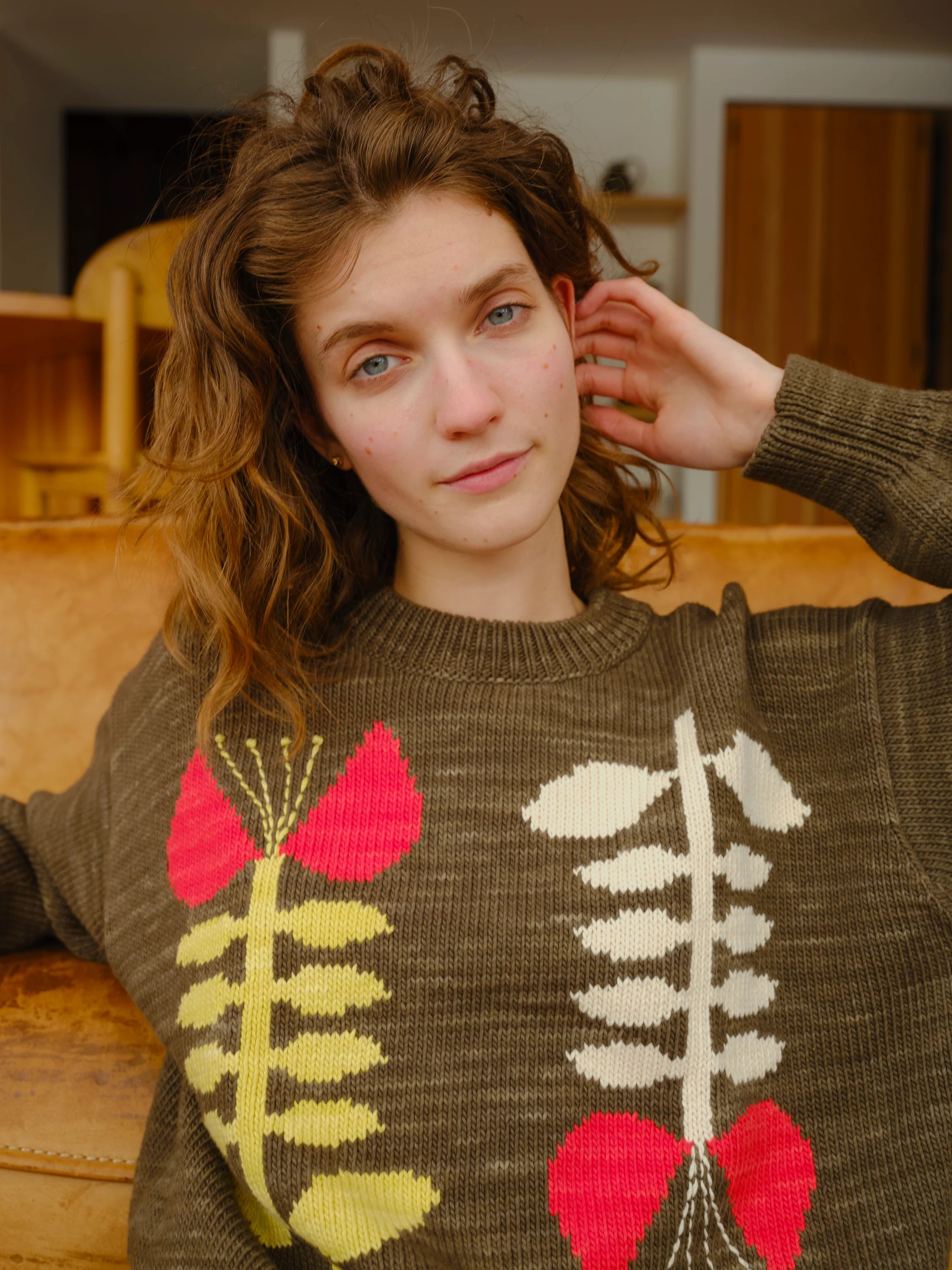 Poppy Embroidered Flora Sweater