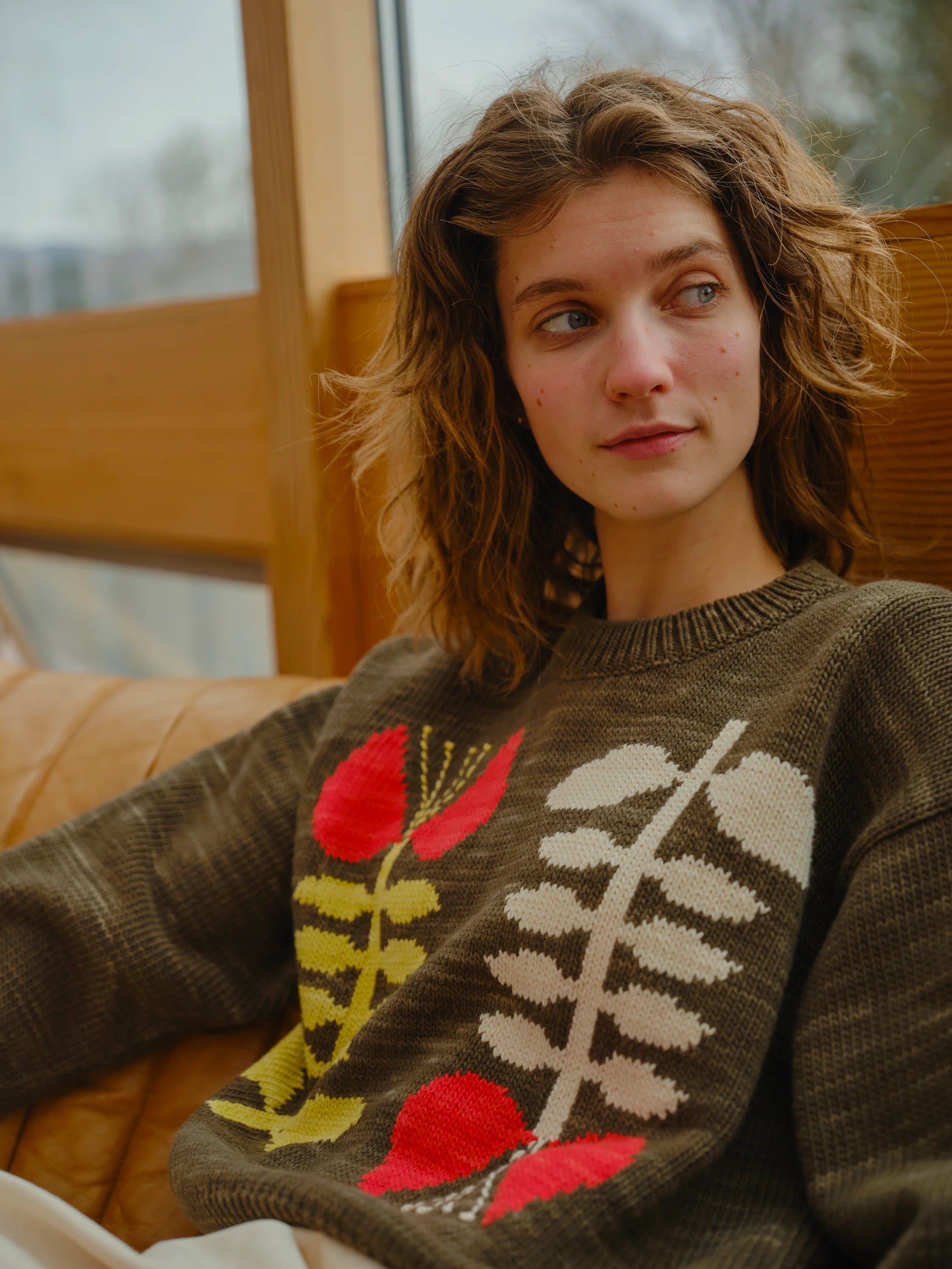 Poppy Embroidered Flora Sweater