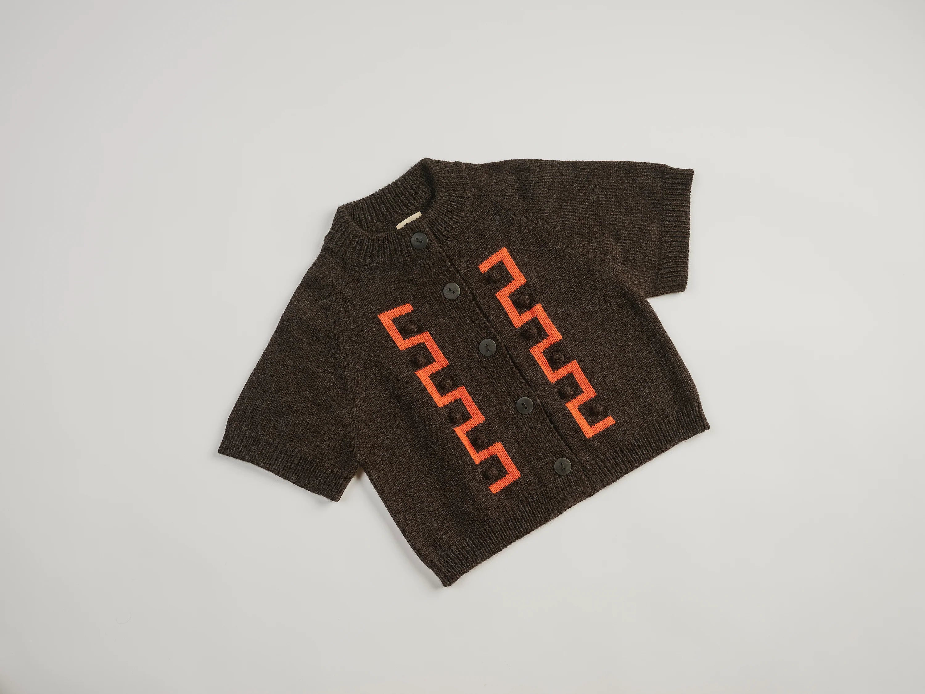 Walnut Key Cardigan Tee