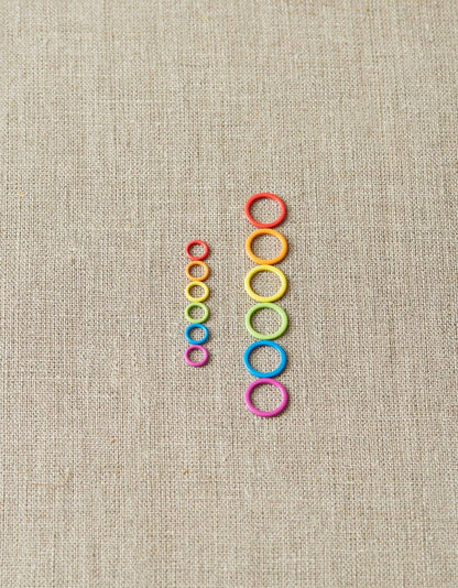 Colorful Ring Stitch Markers - Small [bundle of 10]