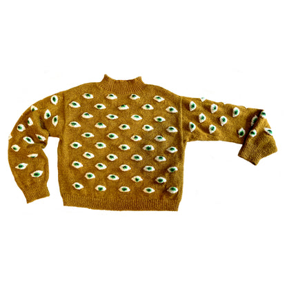 Adult Eyes Sweater Pattern