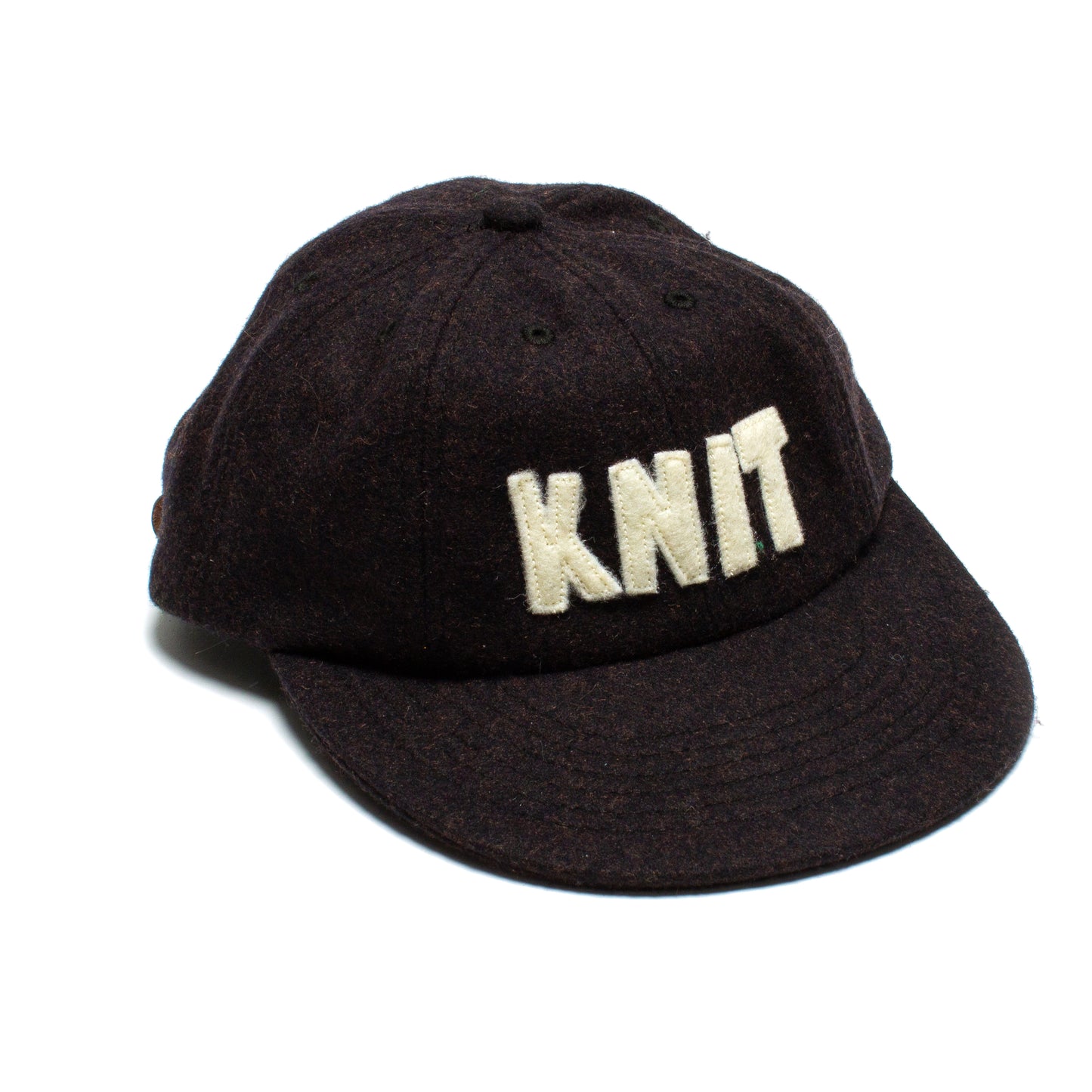 KNIT Vintage Wool Cap - Navy