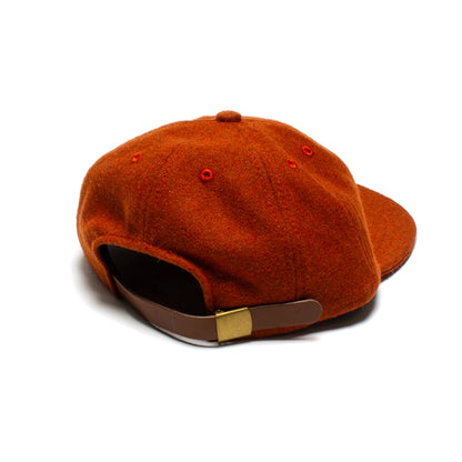 KNIT Vintage Wool Cap - Rust