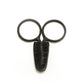 Matte Black Circle Mini Scissors