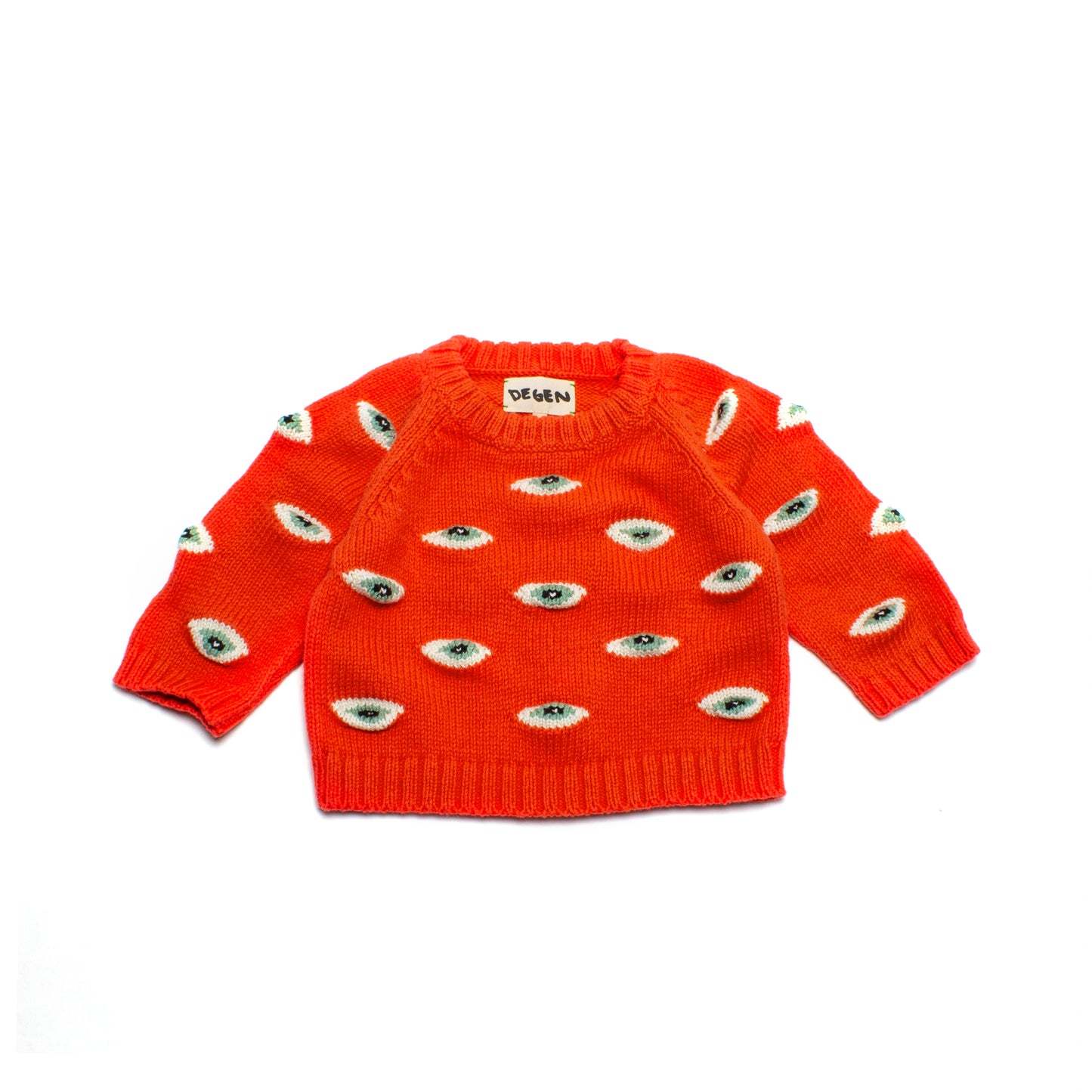 Flames Eyes Baby Sweater